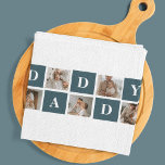 Linge De Cuisine Photo et cadeaux de papa vert et de collage modern<br><div class="desc">Un collage moderne photo pères est un cadeau personnalisé qui combine plusieurs photos d'un père ou d'une figure paternelle d'une manière créative et élégante. Il s'agit de sélectionner plusieurs images significatives et de les arranger dans un format de collage, souvent avec des conceptions qui se chevauchent ou ressemblent à une...</div>