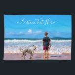 Linge De Cuisine Photo et texte personnalisés - Votre propre design<br><div class="desc">Photo et texte personnalisés - Votre propre design - Mon animal de compagnie - Famille personnalisée / Amis ou Cadeau personnel - Ajouter votre photo et votre texte - Redimensionner et déplacer ou supprimer et ajouter des éléments / du texte avec outil de personnalisation! Choisissez / ajoutez votre police /...</div>