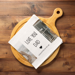 Linge De Cuisine Photo & Love You Dad Cadeau