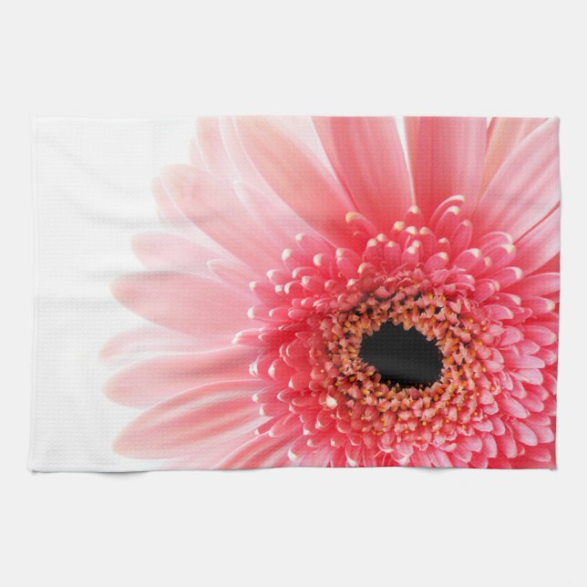 Linge De Cuisine Photographie de gerbera rose frais (Horizontal)