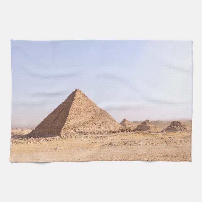 Linge De Cuisine Photographie des pyramides de Gizeh (Horizontal)