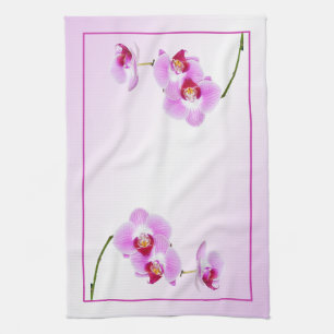 Linge De Cuisine Photographie florale tropicale de l'orchidée rayo