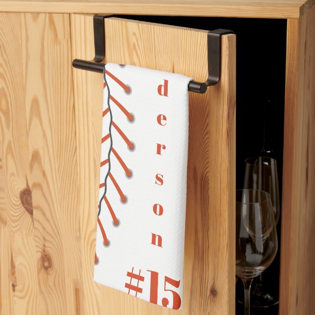 Linge De Cuisine Photos de baseball Scrapbook de mémoire rustique (Pliage en tiers)