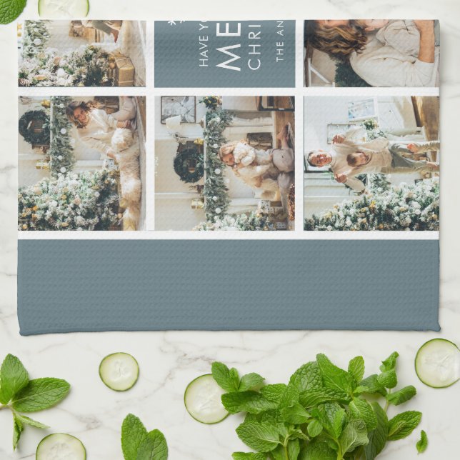 Linge De Cuisine Photos Multi Holiday | Merry Christmas | (Plié)