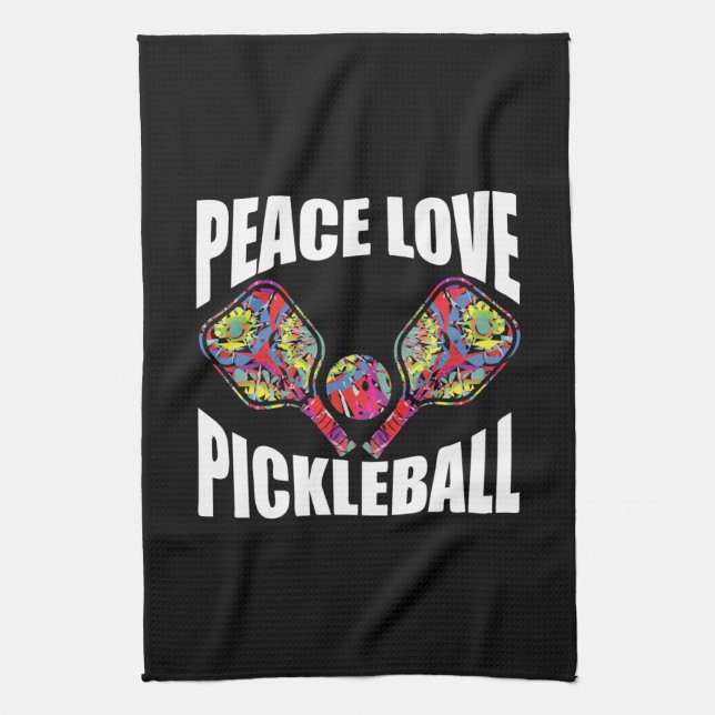 Linge De Cuisine Pickleball Paddle Design (Vertical)