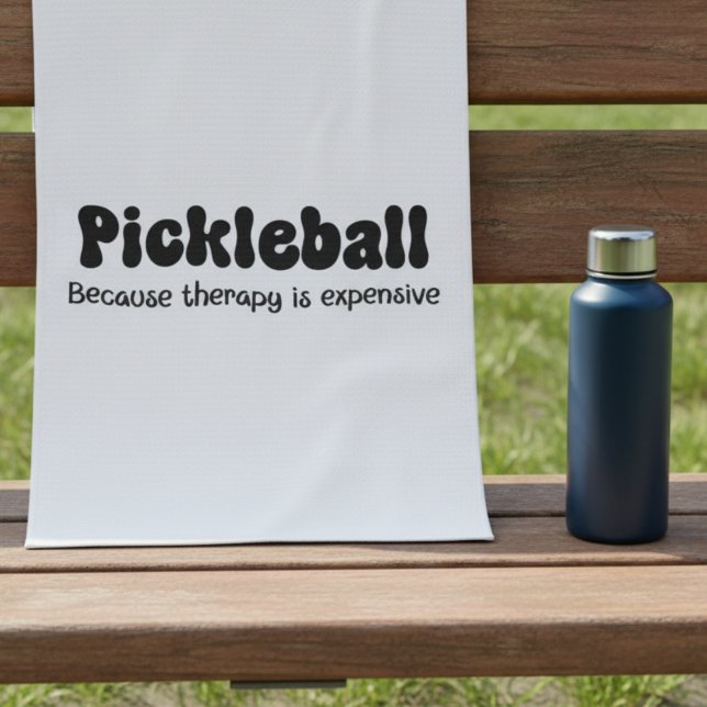 Linge De Cuisine Pickleball parce que la thérapie est coûteuse - dr (Créateur téléchargé)