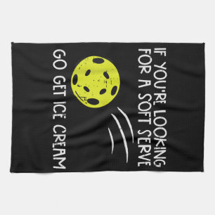Linge De Cuisine Pickleball Soft Sert Obtenir Crème Glace Pickle Ba