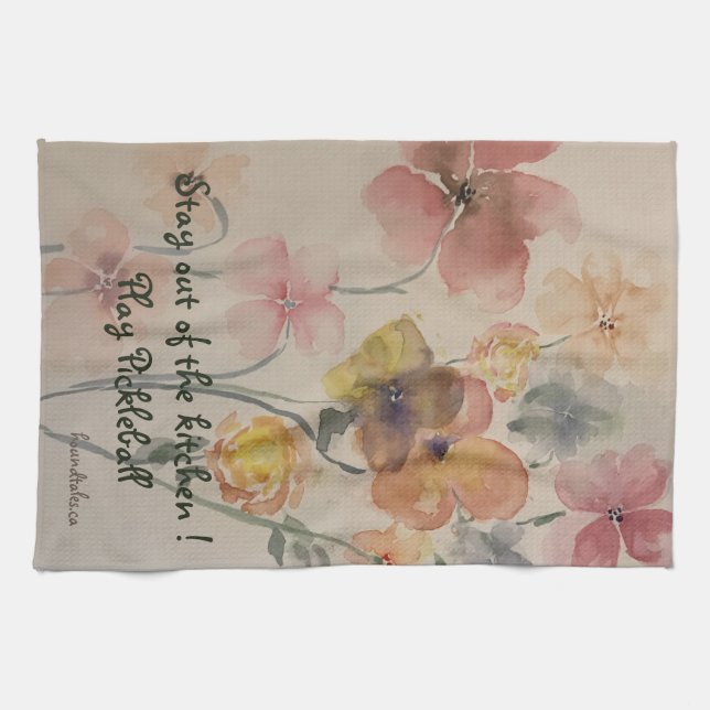 Linge De Cuisine Pickleball Tea Towel (Horizontal)