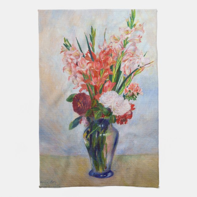 Linge De Cuisine Pierre-Auguste Renoir - Gladioli (Vertical)