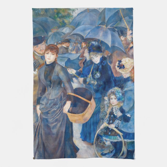 Linge De Cuisine Pierre-Auguste Renoir - Les Parapluies (Vertical)