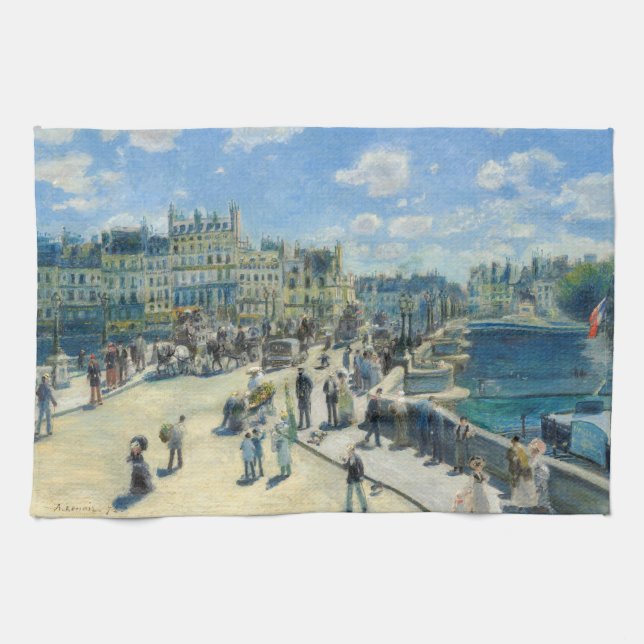 Linge De Cuisine Pierre-Auguste Renoir - Paris, Pont-Neuf (Horizontal)