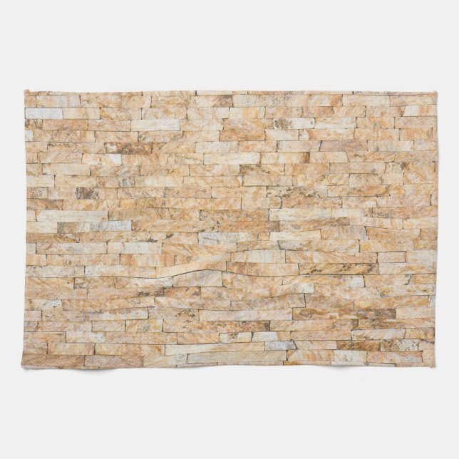 Linge De Cuisine Pierres motif (Horizontal)