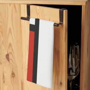 Linge De Cuisine Piet Mondrian - Composition Géométrique Abstraite