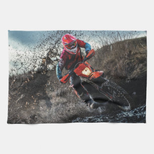 Linge De Cuisine Pilote de vélo droit jetez l'oreiller