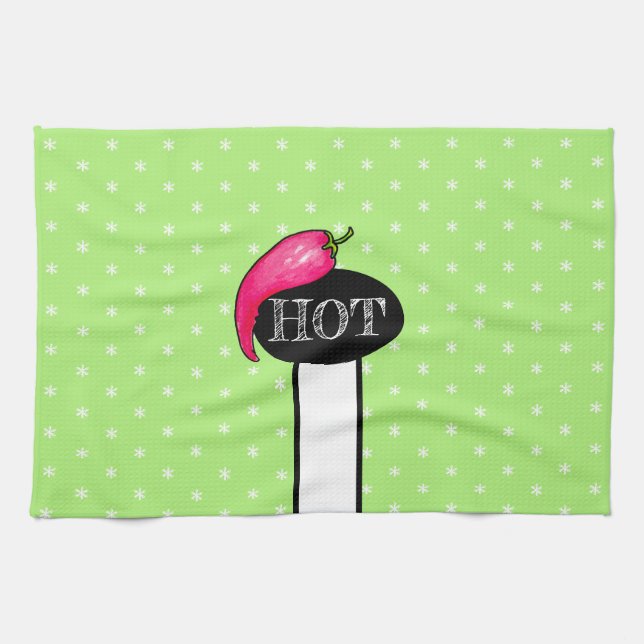 Linge De Cuisine Piment (Horizontal)