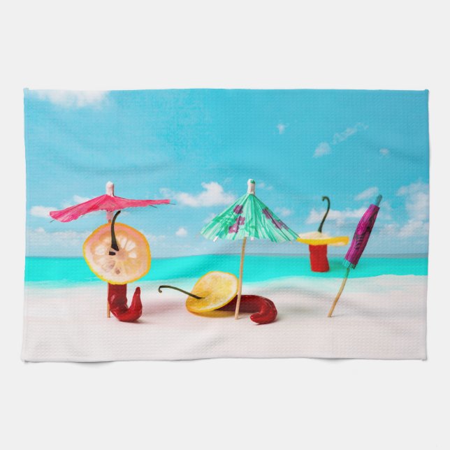 Linge De Cuisine Piment De La Mer (Horizontal)