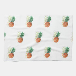 Linge De Cuisine Pineapple, watercolor.