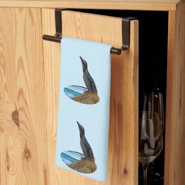Linge De Cuisine Pingouin beau, (Pliage en tiers)