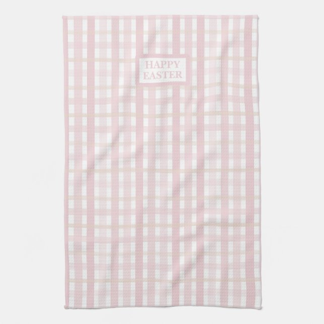 Linge De Cuisine Pink Mix Plaid (Vertical)