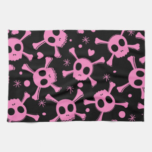 Linge De Cuisine Pirate Skull : Girlish Hearts Motif