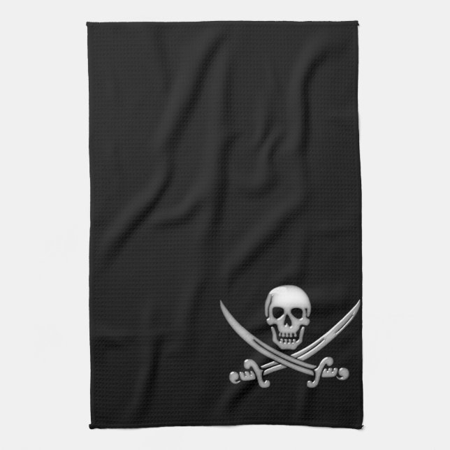Linge De Cuisine Pirate Skull & Shones d'épée (TLAPD) (Vertical)