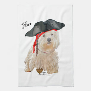 Linge De Cuisine Pirate Westie
