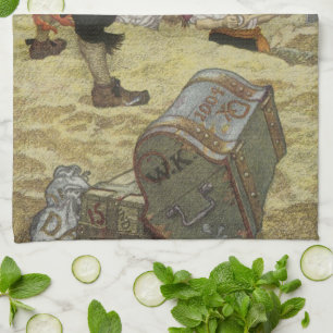 Linge De Cuisine Pirates de légende, William Kidd enterrant un trés