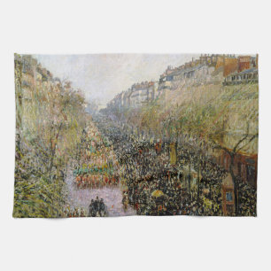 Linge De Cuisine Pissarro - Boulevard Montmartre, Mardi Gras
