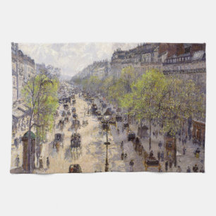 Linge De Cuisine Pissarro - Boulevard Montmartre, Printemps