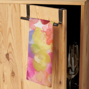 Linge De Cuisine PixDezines Aloha 'Okika aquarelle été Floral