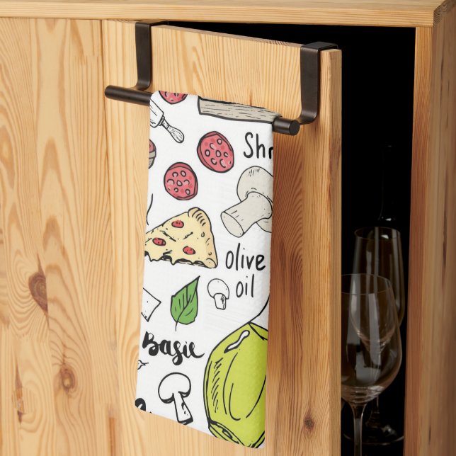 Linge De Cuisine Pizza  (Pliage en tiers)