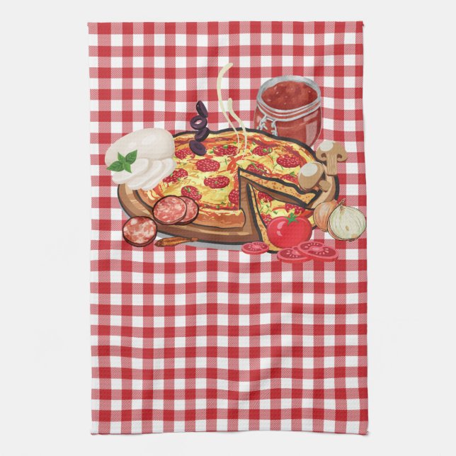 Linge De Cuisine Pizza (Vertical)