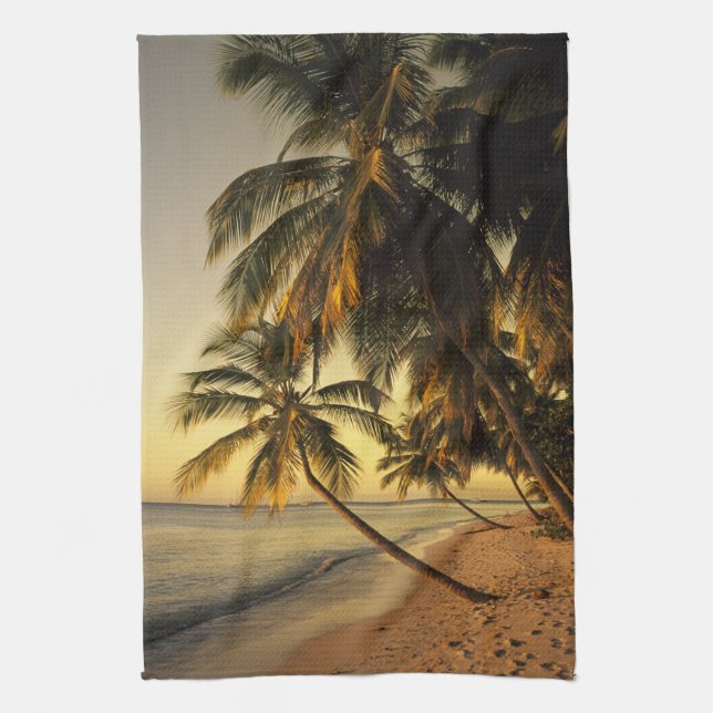 Linge De Cuisine Plage au coucher du soleil, Trinité (Vertical)