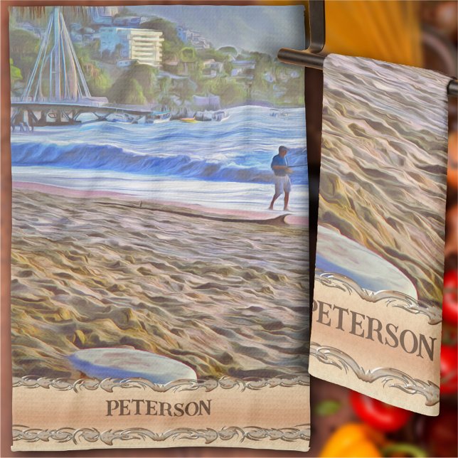 Linge De Cuisine Plage de Los Muertos 786 (Créateur téléchargé)