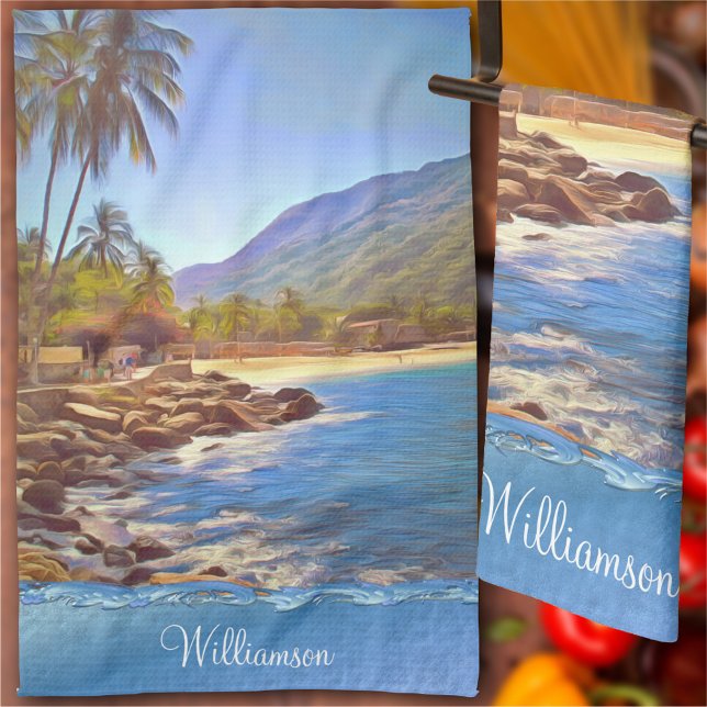 Linge De Cuisine Plage de Yelapa 761 (Créateur téléchargé)