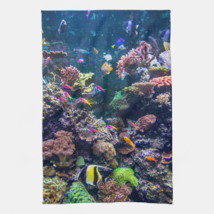Linge De Cuisine Plages tropicales Corail sous-marin Reef
