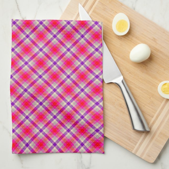 Linge De Cuisine Plaid (Quart Plié)