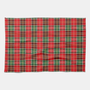Linge De Cuisine Plaid de Noël traditionnel