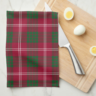 Linge De Cuisine Plaid de tartan écossais de Crawford