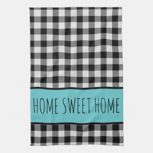 Linge De Cuisine Plaid personnalisé de la ferme Black Buffalo