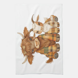 Linge De Cuisine Plaid & Precious Pals