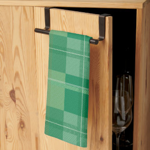 Linge De Cuisine Plaids esthétiques d'émeraude frais de sauge