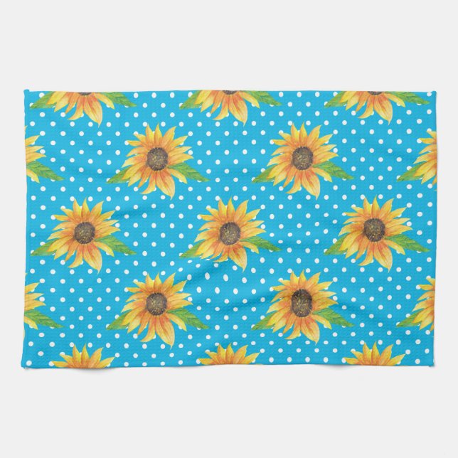 Linge De Cuisine Plaine de tournesol (Horizontal)