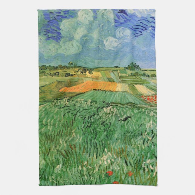Linge De Cuisine Plaine près d'Auvers de Vincent van Gogh (Vertical)