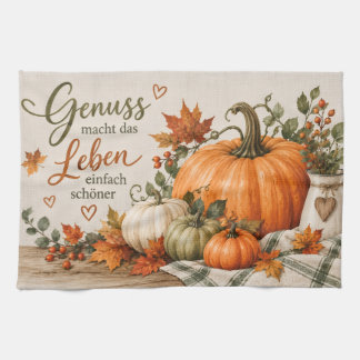 Linge De Cuisine Plaisir d'automne Le plaisir rend la vie plus bell