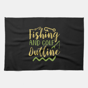 Linge De Cuisine Plan De Pêche Et De Golf
