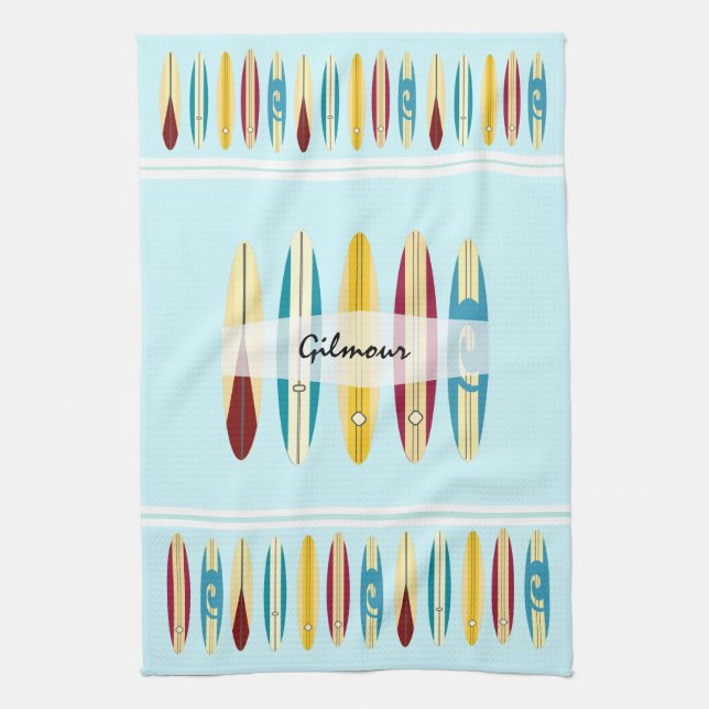 Linge De Cuisine Planches à roulettes vintage (Vertical)