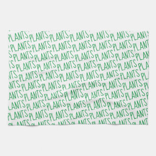 Linge De Cuisine Plante moderne et vert des Plantes