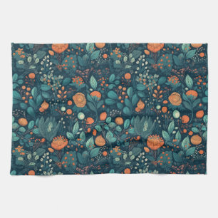 Linge De Cuisine Plantes et fleurs scandinaves