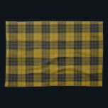 Linge De Cuisine Plaque noire jaune tartan MacLeod<br><div class="desc">Clan de MacLeod tartan jaune noir plaid</div>